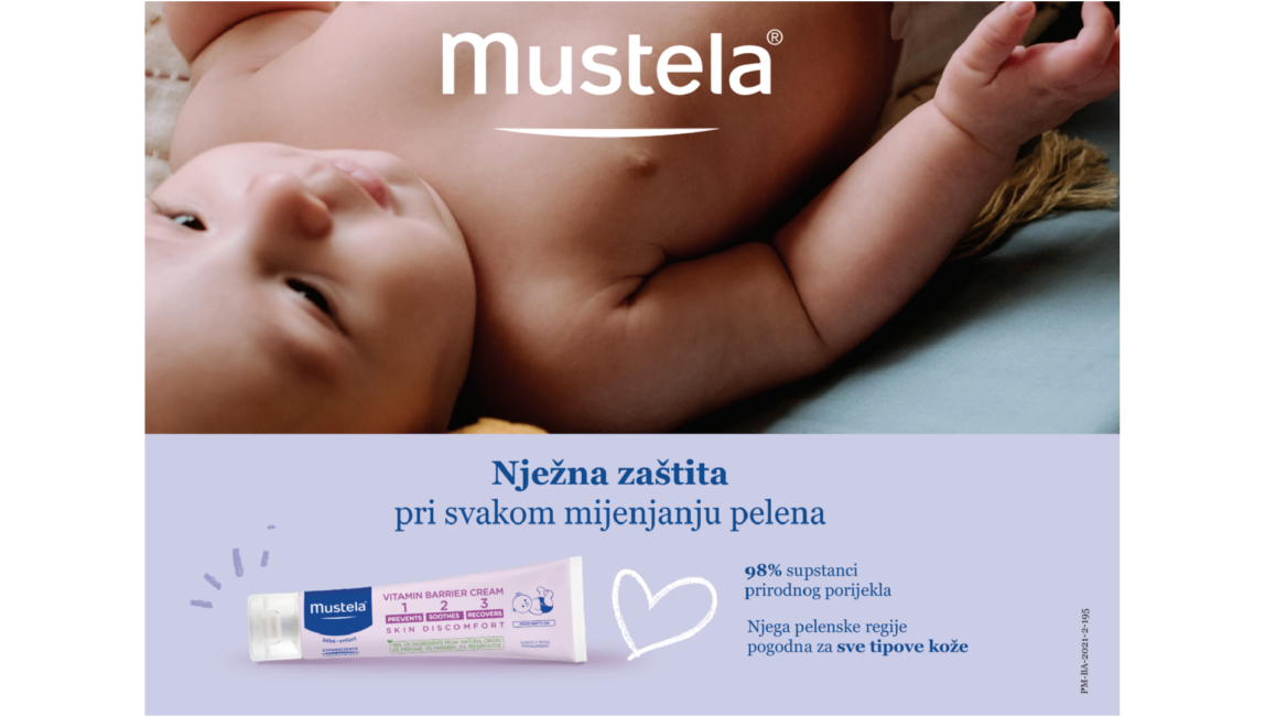 Mustela 1 2 3 zaštitna vitaminska krema za bebe